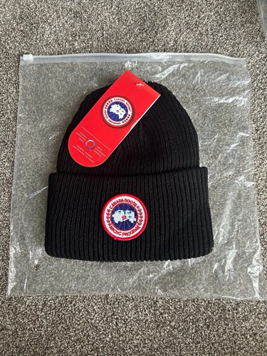 Canada goose black knit beanie - canada,