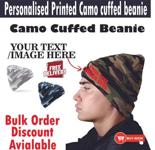 Personalised printed camo - printed,