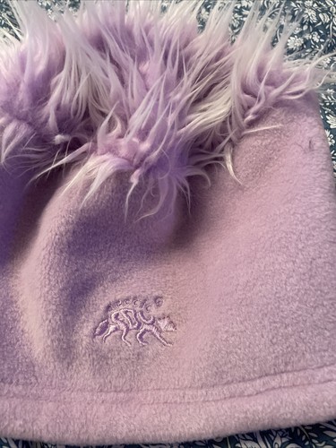 Arctic fox purple fleece hat - arctic,