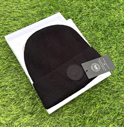Canada goose black knit beanie - canada,