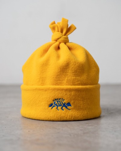 Arctic fox fleece beanie hat - fleece,