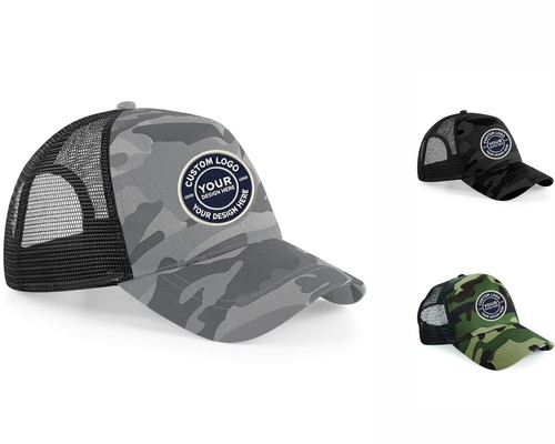 Personalised camo snapback - personalised,